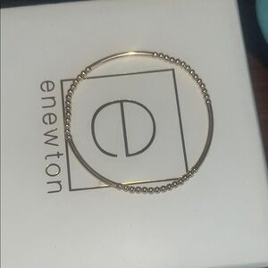 eNewton Classic Gold Beaded Bracelet